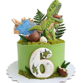 Торт с динозаврами на 6 лет TD6L013744