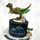 Торт Jurassic Park динозавры TJPD013737 фото и оформление торта