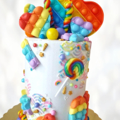 Торт Поп ит на семь лет TPIS013740 фото и оформление торта