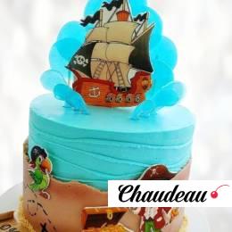 Торт пираты на 6 лет TP6L0013701 фото и оформление торта