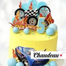 Торт автомобиль Hot Wheels TAHW013704 фото и оформление торта