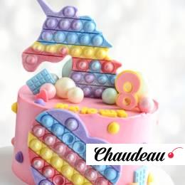 Торт Поп-ит единорог TPE00013730 фото и оформление торта