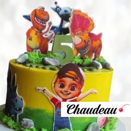 Торт герои динозавры TGD0013733 фото и оформление торта