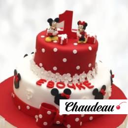 Торт Mickey и Minnie Mouse TMMM0013735 фото и оформление торта