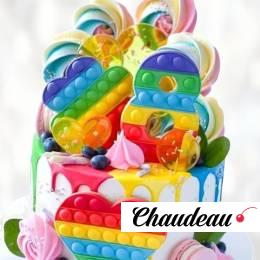 Торт Pop-it на 6 лет TP6L0013736 фото и оформление торта