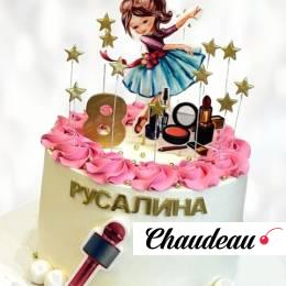 Торт с микрофоном на восьмилетие TMV0013742 фото и оформление торта