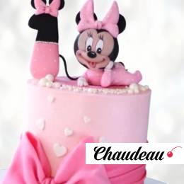 Торт Минни Маус и большой бант TMMB0013745 фото и оформление торта