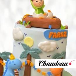 Торт динозавры на годик TDG00013746 фото и оформление торта