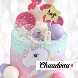 Торт единорог с разноцветной гривой TERG0013784 фото и оформление торта