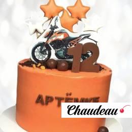 Торт байкерский мотоцикл на 12 лет TBM1013792 фото и оформление торта