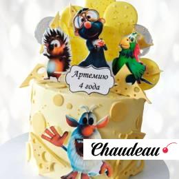 Торт любимые герои мультиков TLGM013794 фото и оформление торта