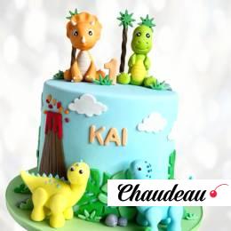 Торт мультяшные динозавры TMD00013799 фото и оформление торта