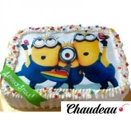 Торт с Миньонами с фотопечатью №246 Торт с Миньонами с фотопечатью №246
