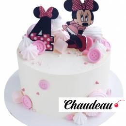 Торт с Минни Маус белый №2027 Торт с Минни Маус белый №2027