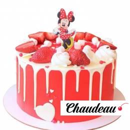 Торт с Минни Маус и ягодами №1525 Торт с Минни Маус и ягодами №1525
