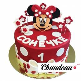 Торт с Минни Маус на 1 годик №1369 Торт с Минни Маус на 1 годик №1369