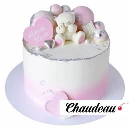 Торт с мишкой для девочки 10 лет №2862 Торт с мишкой для девочки 10 лет №2862