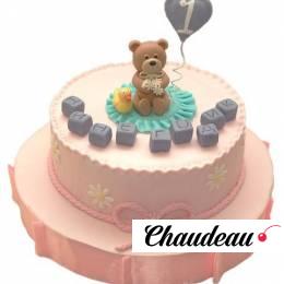 Торт с Мишкой и шариком №719 Торт с Мишкой и шариком №719