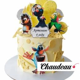Торт с мультяшными героями №2312 Торт с мультяшными героями №2312