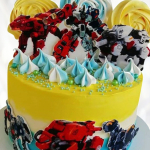 Торт желтые Трансформеры TZHT013815 фото и оформление торта