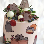 Торт с картинками котят TKK0013825 фото и оформление торта