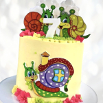 Торт веселые улитки TVU0013839 фото и оформление торта