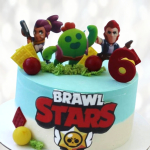 Торт Brawl Stars персонажи TBSP013849 фото и оформление торта