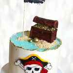 Торт с флагом пиратов TFP0013860 фото и оформление торта