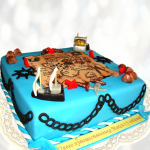 Торт карта сокровищ TKS0013864 фото и оформление торта