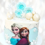 Торт фото Анны и Эльзы TFAE0013889 фото и оформление торта