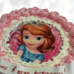 Торт фотопечать принцессы TFP0013892 фото и оформление торта