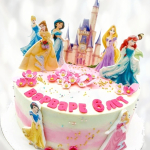 Торт принцессы Диснея на 6 лет TPD60013893 фото и оформление торта