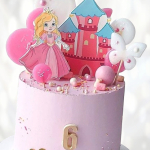 Торт принцесса на шестилетие TPSH013898 фото и оформление торта