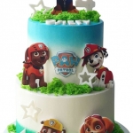 Торт с фигурками героев Щенячьего патруля №1956