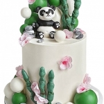 Торт с фигуркой панды №2016
