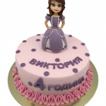 Торт с фигуркой принцессы №1325