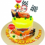 Торт с фотопечатью Маквин из Тачек №1859