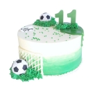 Торт с футбольными воротами и мячом №1484