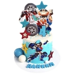 Торт с Трансформерами на 4 года №2899