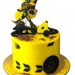 Торт с трансформером Бамблби №1874