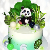 Торт панда на 6 лет TP6L0013817 фото и оформление торта