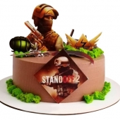 Торт с игрой Standoff 2 №2076