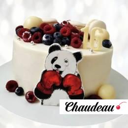 Торт панда в боксерских перчатках TPBP013812 фото и оформление торта