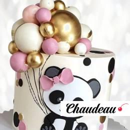 Торт панда и шарики TPSH0013813 фото и оформление торта