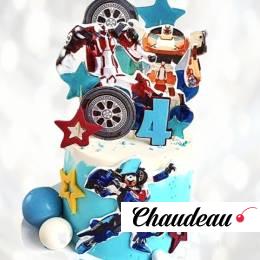 Торт Transformers на 4 года TT4G0013818 фото и оформление торта