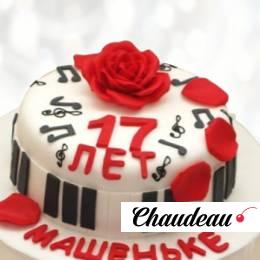 Торт музыкальное пианино TMP0013835 фото и оформление торта