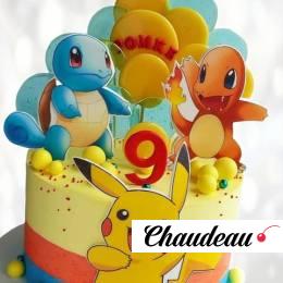 Торт Пикачу на девять лет TPDL013845 фото и оформление торта