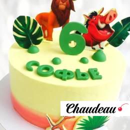 Торт Король Лев для девочек TKLD0013850 фото и оформление торта