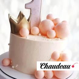 Торт корона на первый год TKPG013858 фото и оформление торта