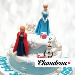 Торт Frozen: Эльза и Олаф TFEO013877 фото и оформление торта